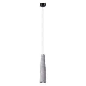 Concrete Pendant Light Electra Bedroom Cylinder Pendants Great Lighting UK Ltd