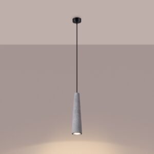 Pendant Lamp Electra Concrete Modern Single Pendants Great Lighting UK Ltd