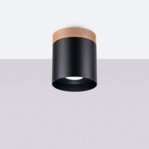 Ceiling Lamp Rif Black Single Ceiling Lights Great Lighting UK Ltd