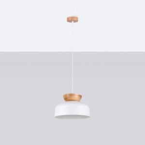 Wooden Pendant Light Marion White Living Room Pendant Lights Great Lighting UK Ltd