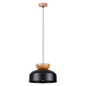 Pendant Lamp Marion Black Modern Single Pendants Great Lighting UK Ltd