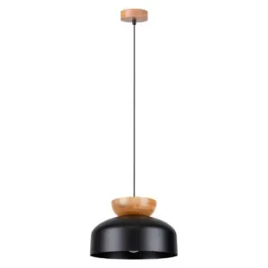 Wooden Pendant Light Marion Black Black Pendant Lights Great Lighting UK Ltd