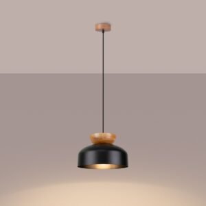 Pendant Lamp Marion Black Modern Single Pendants Great Lighting UK Ltd