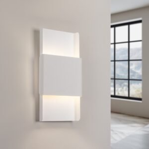 Wall Lamp Durlin White Single Wall Lights Great Lighting UK Ltd