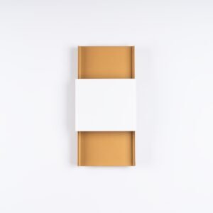 Wall Lamp Durlin Gold / White Single Wall Lights Great Lighting UK Ltd