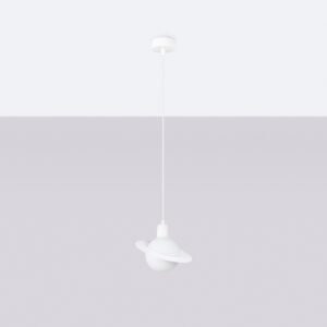 Pendant Lamp Hyperion 1 White Modern Single Pendants Great Lighting UK Ltd