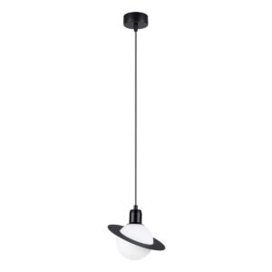 Pendant Lamp Hyperion 1 Black Modern Single Pendants Great Lighting UK Ltd