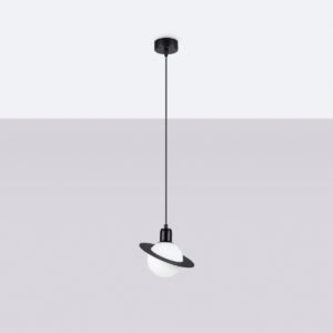 Pendant Lamp Hyperion 1 Black Modern Single Pendants Great Lighting UK Ltd