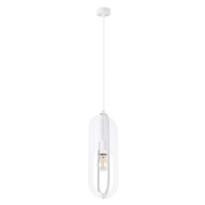 Pendant Lamp Nicus 1 White Modern Single Pendants Great Lighting UK Ltd