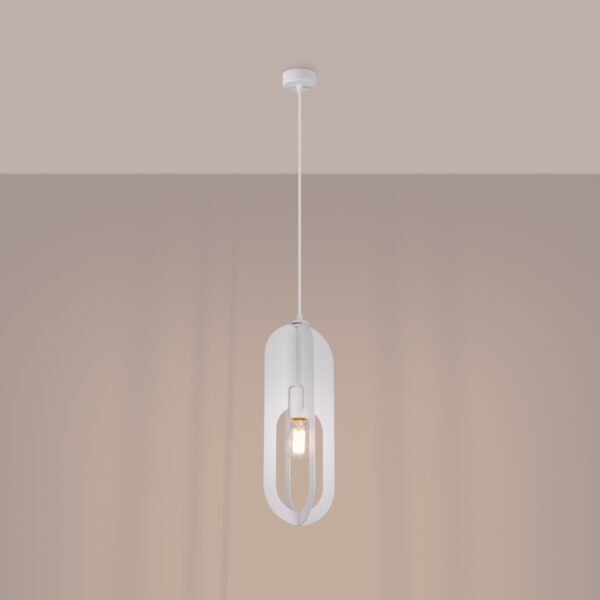 Pendant Lamp Nicus 1 White - Image 3
