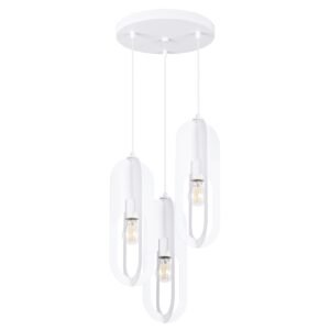 Pendant Lamp Nicus 1 White Multi Pendants Great Lighting UK Ltd