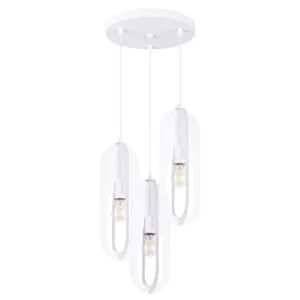 Nicus Single Pendant - White / B Dining Table Pendant Lights Great Lighting UK Ltd