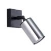 Wall Lamp Winx Black / Chrome Single Wall Lights Great Lighting UK Ltd