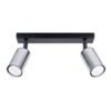Ceiling Lamp Winx 2 Black / Chrome Kitchen Track Lighting Great Lighting UK Ltd