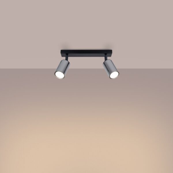 Ceiling Lamp Winx 2 Black/chrome - Image 3