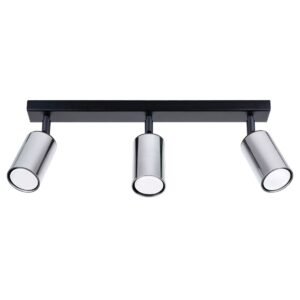 Ceiling Lamp Winx 3 Black / Chrome Track Lighting Great Lighting UK Ltd