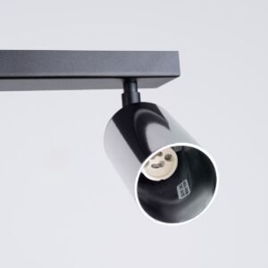 Ceiling Lamp Winx 3 Black / Chrome Track Lighting Great Lighting UK Ltd