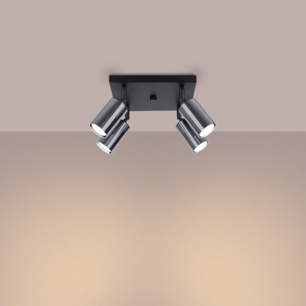 Ceiling Lamp Winx 4 Black/chrome - Image 3