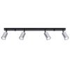 Ceiling Lamp Winx 4l Black / Chrome Track Lighting Great Lighting UK Ltd