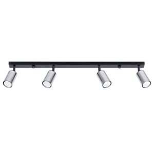 Ceiling Lamp Winx 4l Black / Chrome Track Lighting Great Lighting UK Ltd