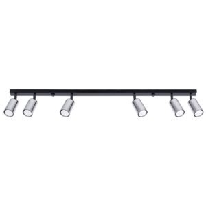 Ceiling Lamp Winx 6l Black / Chrome Track Lighting Great Lighting UK Ltd