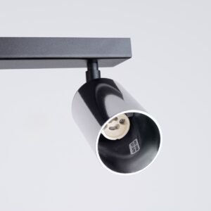 Ceiling Lamp Winx 6l Black / Chrome Track Lighting Great Lighting UK Ltd