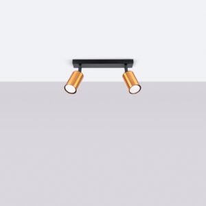 Ceiling Lamp Winx 2 Black / Copper Track Lighting Great Lighting UK Ltd