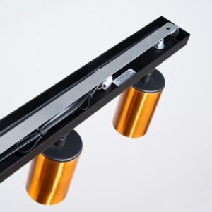 Ceiling Lamp Winx 3 Black / Copper Track Lighting Great Lighting UK Ltd