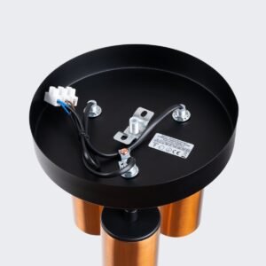 Ceiling Lamp Winx 3p Black / Copper Cluster Ceiling Lights Great Lighting UK Ltd