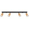 Ceiling Lamp Winx 4l Black / Copper Track Lighting Great Lighting UK Ltd