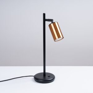 Table Lamp Winx Black / Copper Modern Table Lamps Great Lighting UK Ltd