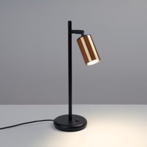 Table Lamp Winx Black / Copper Modern Table Lamps Great Lighting UK Ltd