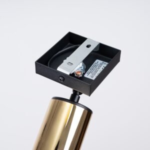 Wall Lamp Winx Black / Gold Single Wall Lights Great Lighting UK Ltd