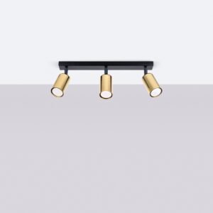 Ceiling Lamp Winx 3 Black / Copper Track Lighting Great Lighting UK Ltd