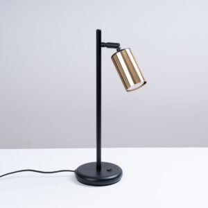 Table Lamp Winx Black / Gold Modern Table Lamps Great Lighting UK Ltd
