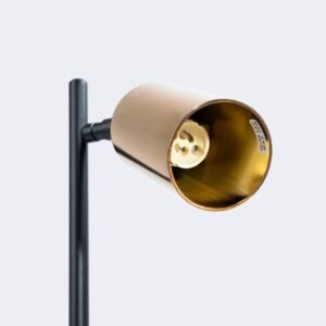 Table Lamp Winx Black / Gold Modern Table Lamps Great Lighting UK Ltd