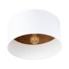 Ceiling Lamp Telesto White / Dark Brown Large Ceiling Lights Great Lighting UK Ltd