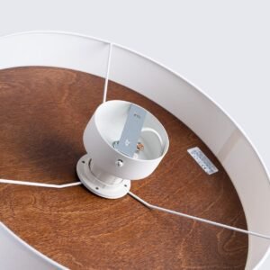 Telesto Ceiling Light - White / Dark Brown Modern Large Ceiling Lights Great Lighting UK Ltd