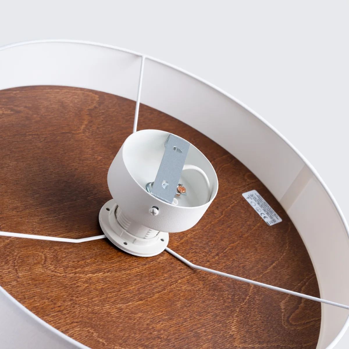 Telesto Ceiling Light - White / Dark Brown Modern Large Ceiling Lights Great Lighting UK Ltd
