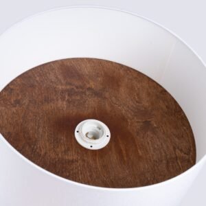 Telesto Ceiling Light - White / Dark Brown Modern Large Ceiling Lights Great Lighting UK Ltd