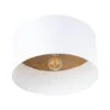 Telesto Ceiling Light - White / Natural Bedroom Ceiling Lights Great Lighting UK Ltd