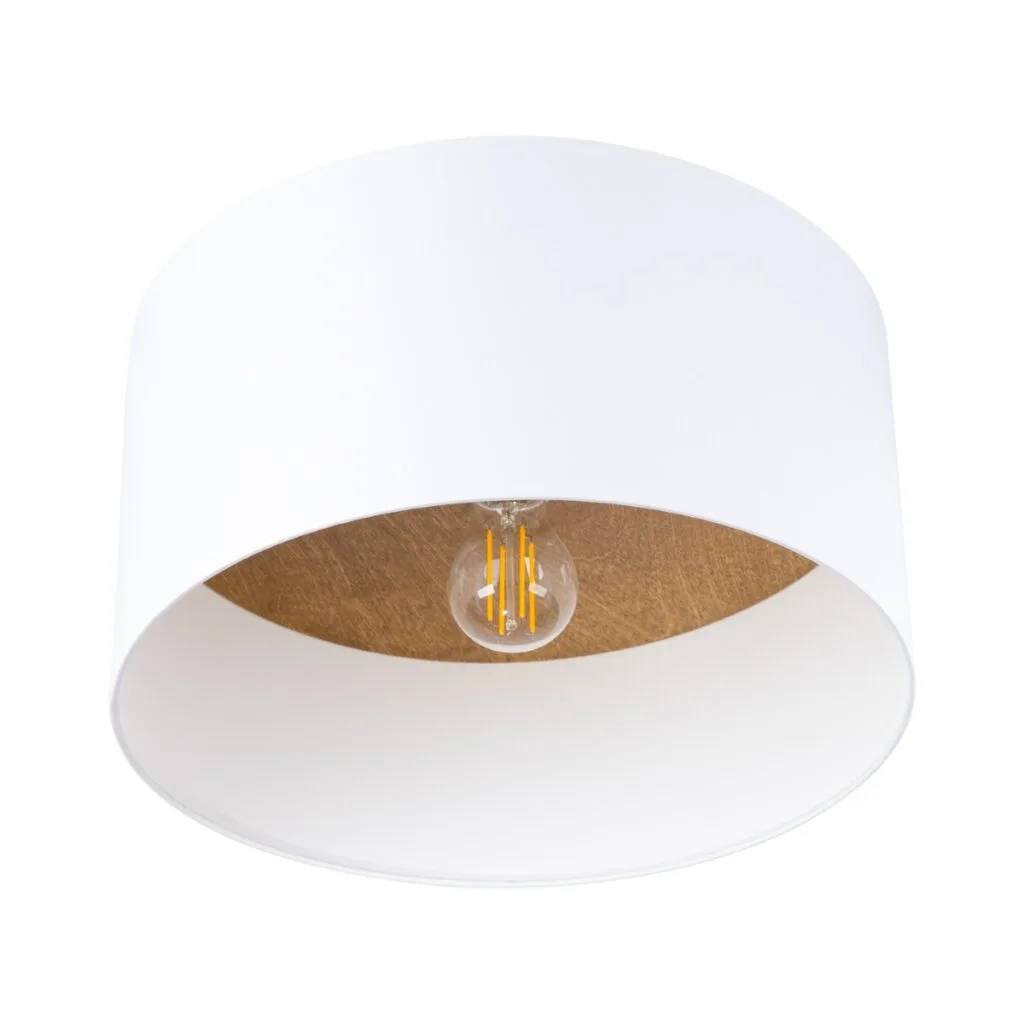 Telesto Ceiling Light - White / Natural