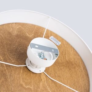 Telesto Ceiling Light - White / Natural Bedroom Ceiling Lights Great Lighting UK Ltd