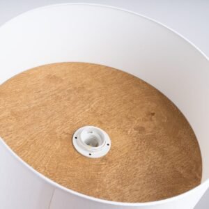 Telesto Ceiling Light - White / Natural Bedroom Ceiling Lights Great Lighting UK Ltd