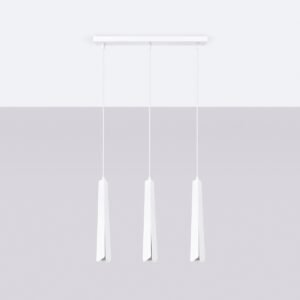 Pendant Lamp Prysm 3l White Multi Pendants Great Lighting UK Ltd