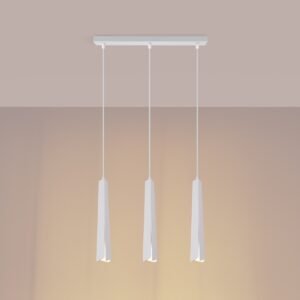 Pendant Lamp Prysm 3l White Multi Pendants Great Lighting UK Ltd
