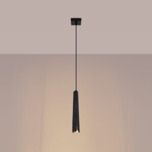 Pendant Lamp Prysm 1 Black Modern Single Pendants Great Lighting UK Ltd