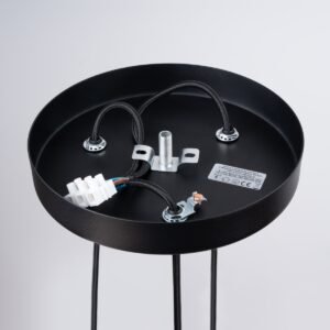 Pendant Lamp Prysm 3p Black Multi Pendants Great Lighting UK Ltd