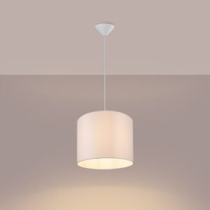 Pendant Lamp Nova 30 White Shade Pendants Great Lighting UK Ltd