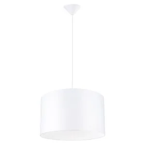 Nova 40cm Pendant - White Bedroom Pendant Lights Great Lighting UK Ltd